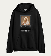 Худі толстовка з прикольним принтом " NDA улюблений альбом чи музика", фото 2