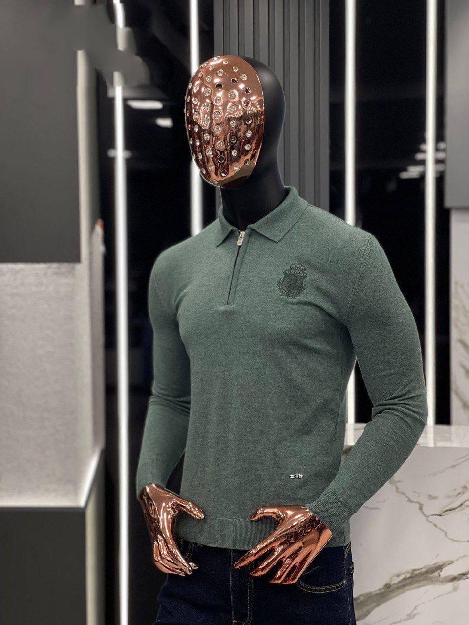 Чоловіча кофта Billionaire CK6825 зелена S, М