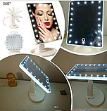 Дзеркало настільне з підсвіткою LED — бренд Large Led Mirror, фото 3
