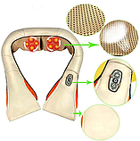 Роликовий масажер для спини та шиї Massager of Neck Kneading, фото 9