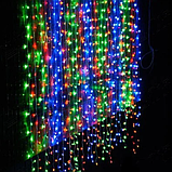 Гірлянда Водоспад 240 LED, розмір 2х2м Мультиколір RD-080, фото 2