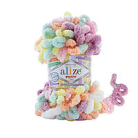 Alize PUFFY COLOR (Пуффи Колор) № 6527 (Пряжа, нитки для вязания руками)