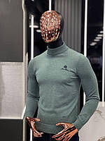 Чоловіча кофта гольф Loro Piana CK6830 зелена XL, XXXL