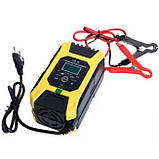 Зарядний пристрій для автомобільних акумуляторів FOXSUR FBC1207D 12В 7А ЖК (SH019939), фото 2