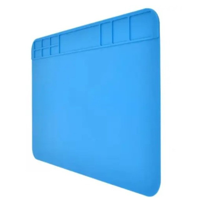 Силиконовый коврик для пайки 30x20 см с ячейками Blue S - фото 1 - id-p1979599839