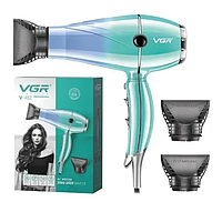 Фен мощный профессиональный парикмахерский для сушки и укладки волос качественный фен для парикмахера VGR V452