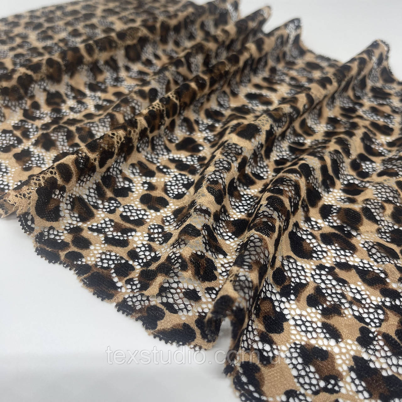 Мереживо "Леопард" еластичне леопардове 20 см., фото 1