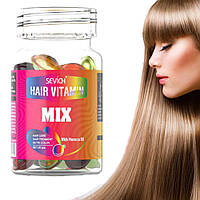 Капсули для волосся мікс 30шт, Sevich / Капсули з олійкою для відновлення волосся