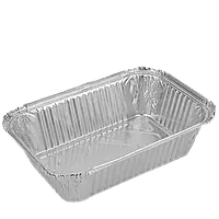 Алюмінієвий контейнер для для холодних та гарячих страв прямокутний 920 мл (R21L) без кришки