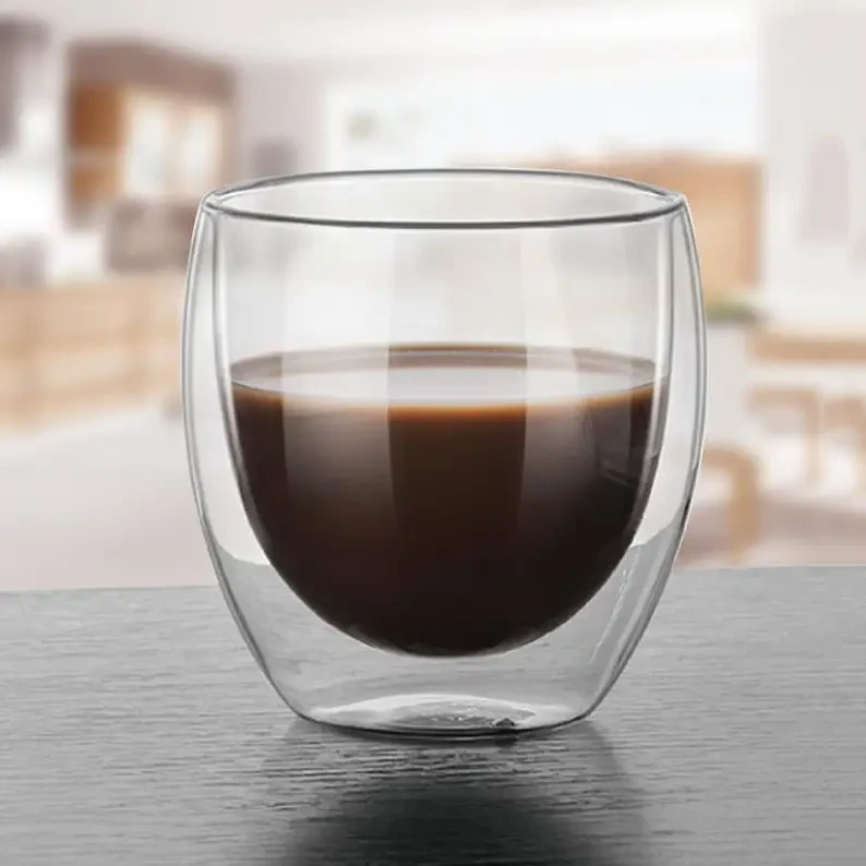 Стакан чашка для кави з подвійними стінками "Гейша маленький" 250 мл