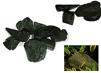 Камень базальт чёрный, 7-12 см, 5 кг. Декоративный камень, базальт