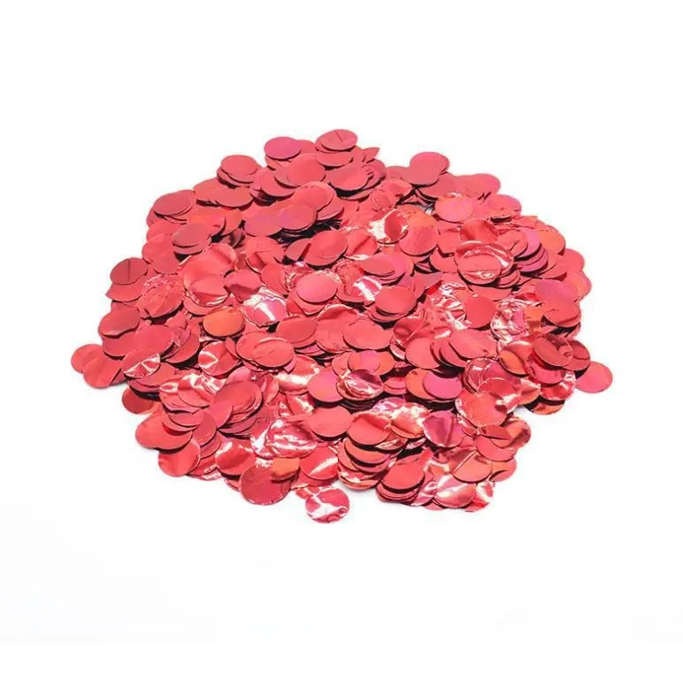 Конфеті кружечки | Червоний