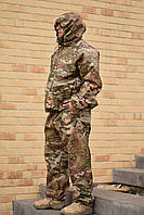 Дождевой костюм для ВСУ и армии - защита от дождя и ливня! непромокаемый! Цвет маскировочный - мультикам!