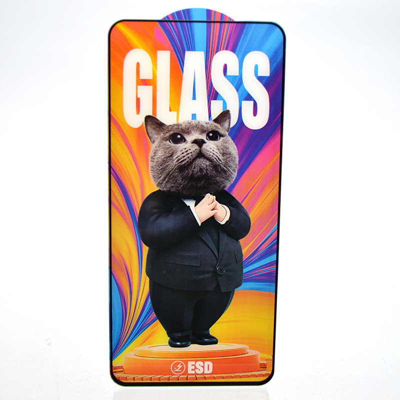 Захисне скло Mr.Cat Anti-Static для Samsung S21 FE Galaxy G990 Black