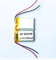 Акумулятор літій-полімерний 200 mAh 3.7V 502030 SND