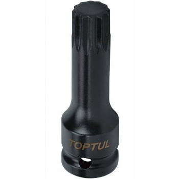 Головка ударна TOPTUL SPLINE М16 L77 мм 1/2" KADB1616L