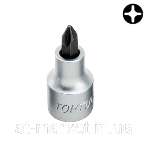 Біта з торцевою головкою PH2 TOPTUL 37 мм 1/4" BCAA08P2