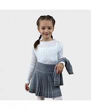 Спiдниця дитяча Герда Сiрий меланж з люрексом ART KNIT