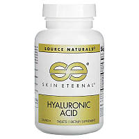 Препарат для суглобів і зв'язок Source Naturals Skin Eternal Hyaluronic Acid, 60 таблеток CN12641 vh