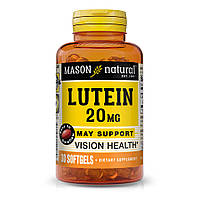 Натуральная добавка Mason Natural Lutein 20 mg, 30 капсул