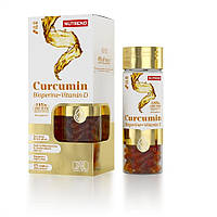 Натуральная добавка Nutrend Curcumin+Bioperine+Vitamin D, 60 капсул