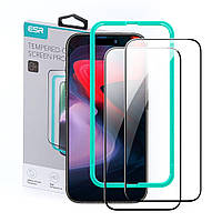Захисне скло ESR для iPhone 15 Pro - Tempered-Glass (2 шт), Black (4894240174241)