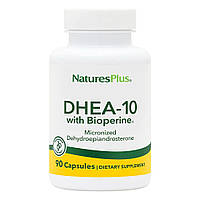 Стимулятор тестостерону Natures Plus DHEA-10 with BioPerine, 90 капсул CN13520 vh