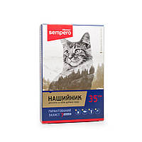 Протипаразитарний нашийник Sempero для котів та малих порід собак, рожевий (35см)