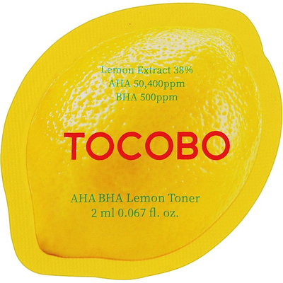 Тонер з кислотами TOCOBO AHA BHA Lemon Toner 2ml