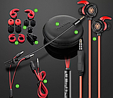 Дротові ігрові навушники з мікрофоном для телефона Plextone G30, фото 2