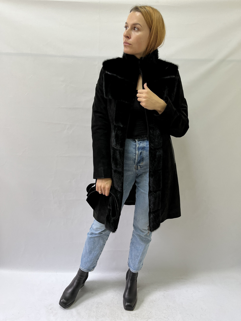 ДЕМІСЕЗОННА ДУБЛЯНКА З НАТУРАЛЬНОЮ ШКІРОЮ/ЗАМШЕЮ, фото 1