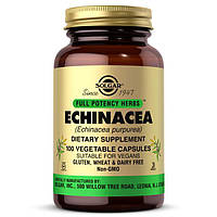Натуральная добавка Solgar Full Potency Herbs Echinacea, 100 вегакапсул