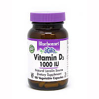 Витамины и минералы Bluebonnet Vitamin D3 1000 IU, 90 вегакапсул