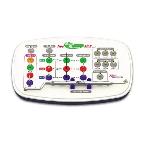Набір для видалення зламаних гвинтів з імплантатів Neo Screw Remover Kit (SR-II), (9382)