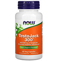 Стимулятор тестостерону NOW Testo Jack 300, 60 вегакапсул CN4266 vh