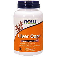 Натуральная добавка NOW Liver Caps, 100 капсул