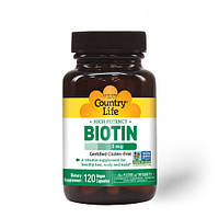 Витамины и минералы Country Life High Potency Biotin 5 mg, 120 капсул