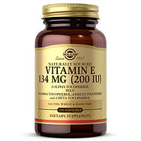 Витамины и минералы Solgar Vitamin E 268 mg (400 IU) Mixed Tocopherols, 100 капсул