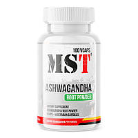 Натуральная добавка MST Ashwagandha, 100 вегакапсул