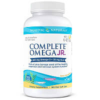 Жирные кислоты Nordic Naturals Complete Omega Junior, 180 капсул - лимон