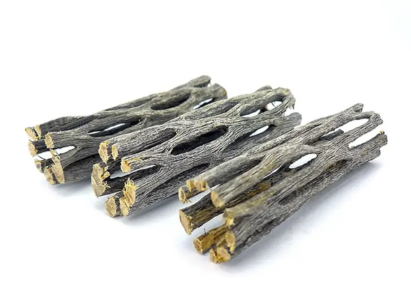 Декорація AQUAXER, трубка з кактуса Cholla 6 см, 1.5-2 см, 3 шт., фото 1