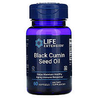 Натуральная добавка Life Extension Black Cumin Seed Oil, 60 капсул