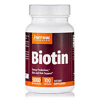 Витамины и минералы Jarrow Formulas Biotin, 100 вегакапсул