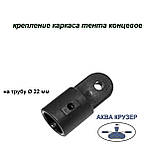 Кріплення каркаса тенту для човнів кінцеве Колібрі для труби Ø 22 мм, фото 2