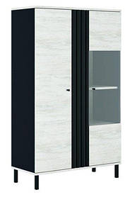 Вітрина  Тео 2Д Ск Світ Меблів дуб артизан,артвуд світлий/антрацит