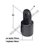 Кріплення каркаса тенту для човнів кінцеве Колібрі для труби Ø 22 мм, фото 3