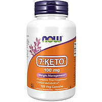 Стимулятор тестостерона NOW 7-Keto 100 mg, 120 вегакапсул