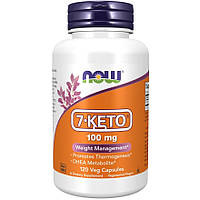 Жироспалювач NOW 7-Keto 100 mg, 120 вегакапсул CN9571 vh