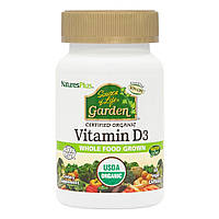 Витамины и минералы Natures Plus Source of Life Garden Vitamin D3 5000 IU, 60 вегакапсул