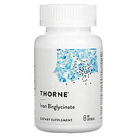 Витамины и минералы Thorne Iron Bisglycinate, 60 капсул